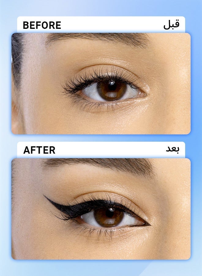 BOB Extreme Waterproof Matte Liquid Eyeliner – 24H Smudge-Proof, Quick-Dry, Ultra Black for Hot & Humid Climate – Beginner-Friendly Precision Tip (4ml) - Image 3